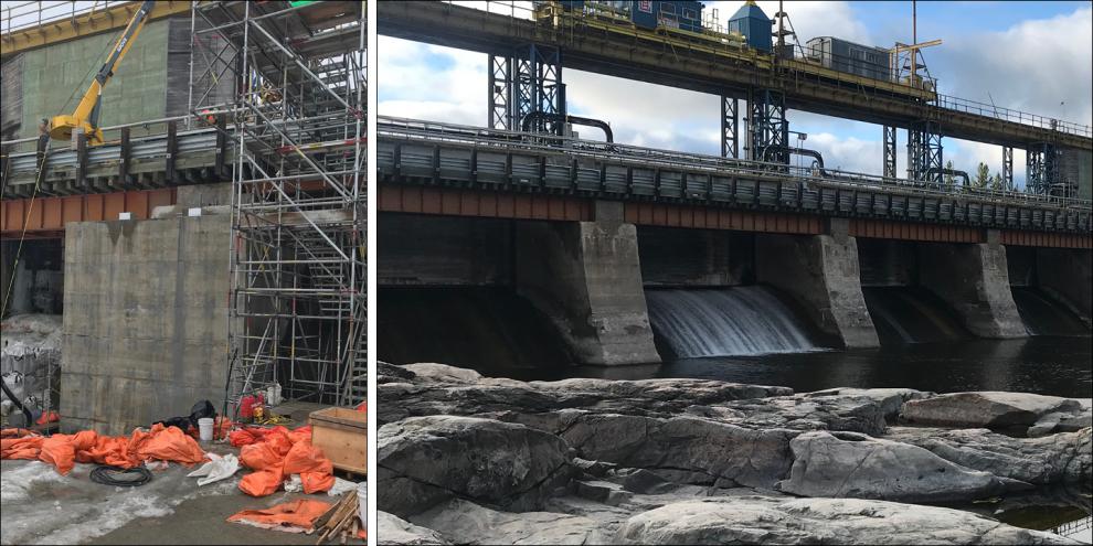 SlaveFallsHydroDamConcreteRepairFinished.jpg